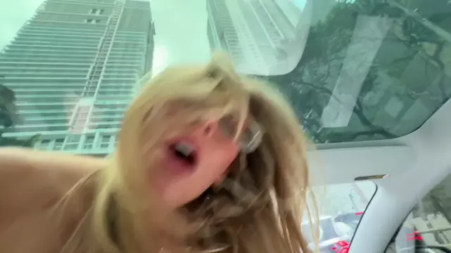 Poster: Bonnie - OnlyFans - Blue - Gets Caught Cumming In Public Car Sex rq