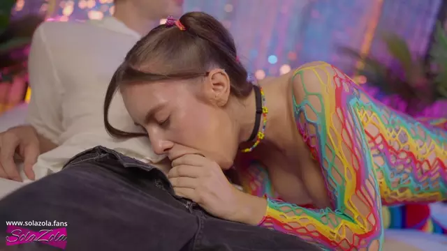 Poster: Solazola - Stepbrother Nerd Showed Stepsister A...