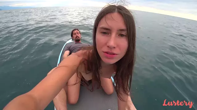 Poster: - Pelagie - Daniel And Pelagie Stand - Up Paddle Fucking - E1518 Poster: - Pelagie - Daniel And Pelagie Stand - Up Paddle Fucking - E1518